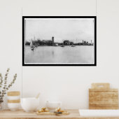 Hampton Institute Campus in Virginia 1899 Poster (Keuken)