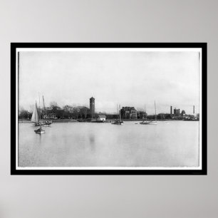 Hampton Institute Campus in Virginia 1899 Poster