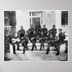 Hampton Institute Musicians, 1898 Poster