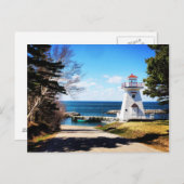 Hampton Lighthouse Bridgetown Nova Scotia Canada Briefkaart (Voorkant / Achterkant)