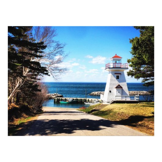Hampton Lighthouse Bridgetown Nova Scotia Canada Foto Afdruk (Voorkant)