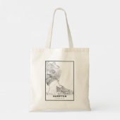 Hampton Map Tote Bag (Achterkant)
