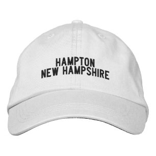 Hampton New Hampshire Hoed Geborduurde Pet