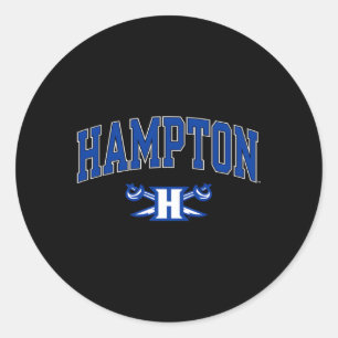 Hampton Pirates Arch Over Ronde Sticker