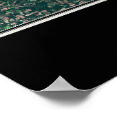 Hampton Roads Virginia van Ruimtesatellietkaart Poster (Hoek)