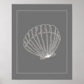 Hampton Style Lion's Paw Shell Poster (Voorkant)