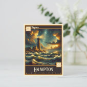 Hampton, Virginia |  BRIEFKAART (Staand voorkant)