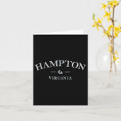 Hampton Virginia _ Hampton Va Zeilboot  Kaart (Gele Bloem)