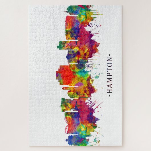 Hampton Virginia Skyline Legpuzzel (Verticaal)