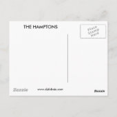 Hamptons "Beach"-BRIEFKAART Briefkaart (Achterkant)