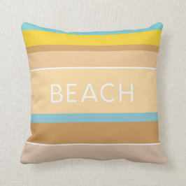 Hamptons Beach House Zand Zee en Sun Striped Kussen