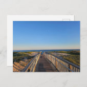 Hamptons Beach Sand Ocean Boardwalk Briefkaart (Voorkant / Achterkant)