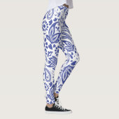 Hampton's Blauw Wit Boho Chic Paisley Leggings (Rechts)