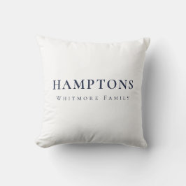 Hamptons Gepersonaliseerde Preppy Aangepaste Tekst Kussen