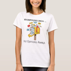 Hamptons HOA: T-shirt met pittige meningen