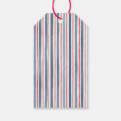 Hamptons Kerst Golfkar Cadeaulabel (Achterkant)