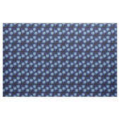Hamptons Navy Blue Hydrangeas Floral Pattern Stof (Yard (91,4 cm))