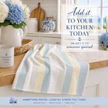 Hamptons Pastel Kuststreep Boetiek