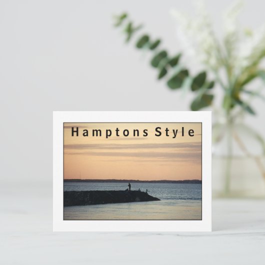 Hamptons Style Briefkaart (Staand voorkant)