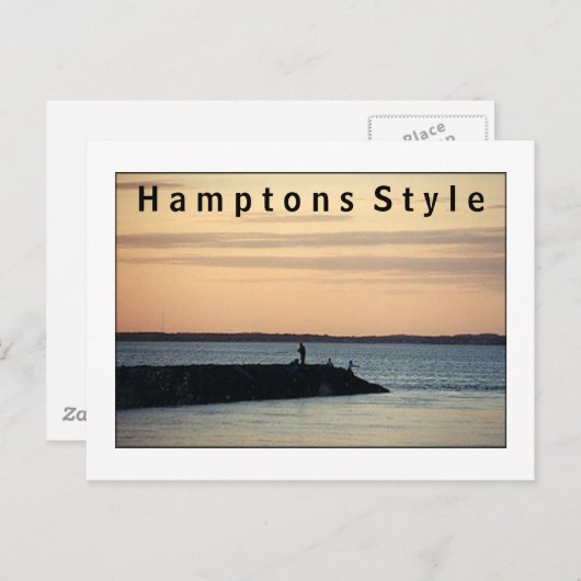 Hamptons Style Briefkaart (Voorkant / Achterkant)