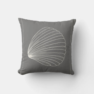 Hamptons Style Clam Shell Kussen