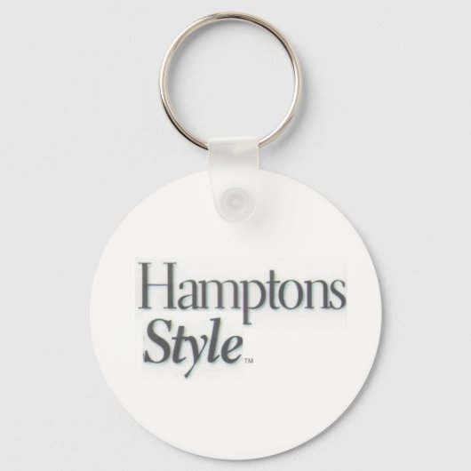 Hamptons Style White Sleutelhanger (Voorkant)