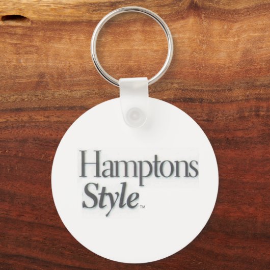 Hamptons Style White Sleutelhanger (Voorkant)