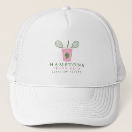 Hamptons Tennis -Trucker Hoed Trucker Pet
