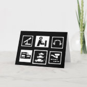 Hamradio-icoon Blanco notitie of wenskaart Kaart (Voorkant)