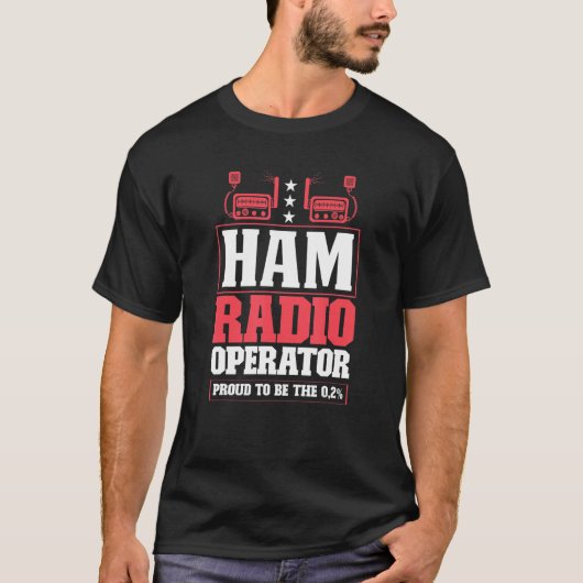 Hamradio Radio Operator Amateur Radiosignaal 2 T-shirt (Voorkant)
