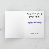 Ham's Castle Shack Wenskaart Pas het aan! Kaart (Binnen)