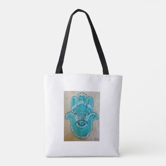 Hamsa bag tote bag (Achterkant)