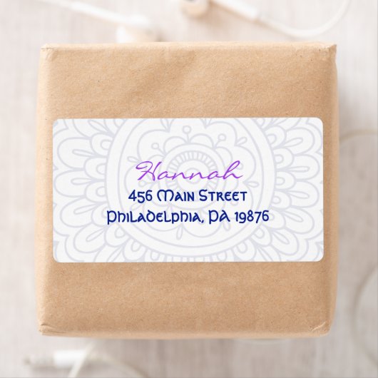 Hamsa Bat Mitzvah Uitnodiging Etiket (Insitu)