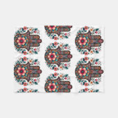 Hamsa Blanket Fleece Deken (Voorkant (Horizontaal))