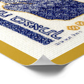 Hamsa Blessings Poster (Hoek)