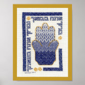 Hamsa Blessings Poster (Voorkant)