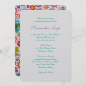 HAMSA B'NOT B'NAI BAR BAT MITZVAH INVITATIE KAART (Voorkant / Achterkant)