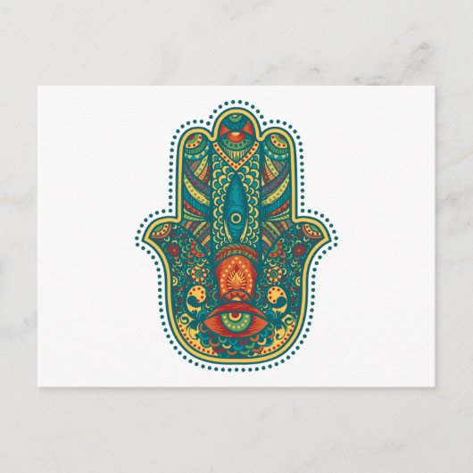 Hamsa Briefkaart (Voorkant)