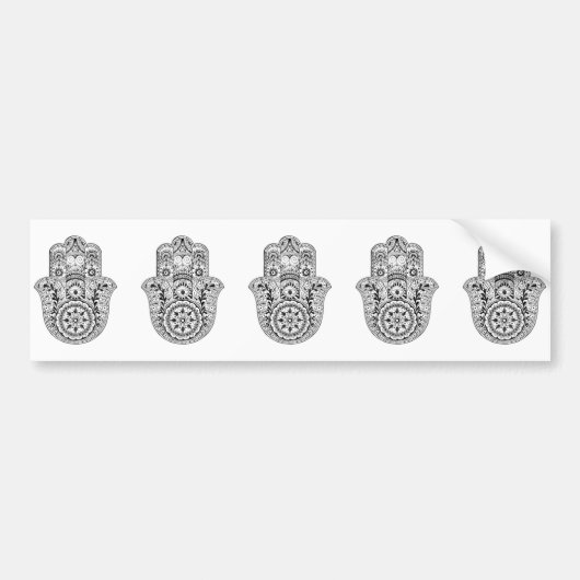Hamsa Bumpersticker (Voorkant)