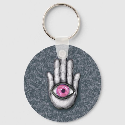 Hamsa Button Sleutelhanger (Voorkant)