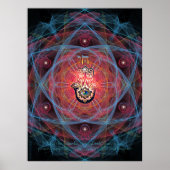 Hamsa-Chai met toestemming thuis Poster (Voorkant)