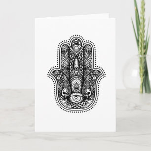 Hamsa De hand van de godin Kaart