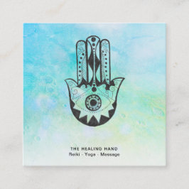 ** Hamsa | De hand van Fatima | Kraters van Moon Y Vierkante Visitekaartje
