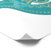 Hamsa derde oog poster (Hoek)