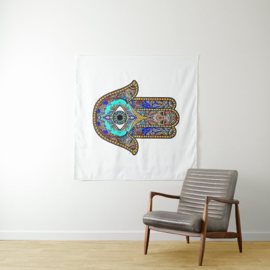 Hamsa Design Backdrop Wandkleed (In Situ (horizontaal))