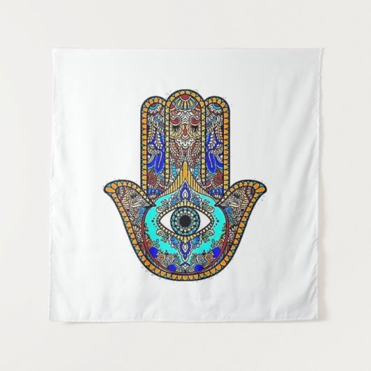 Hamsa Design Backdrop Wandkleed (Voorkant)