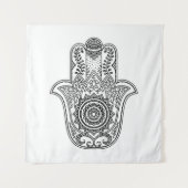 Hamsa Design White Backdrop Wandkleed (Voorkant)