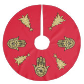 Hamsa en kerstboomrokken kerstboom rok (Voorkant)