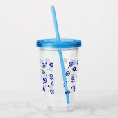 Hamsa Evil Eye Acryl Drinkbeker (Links)