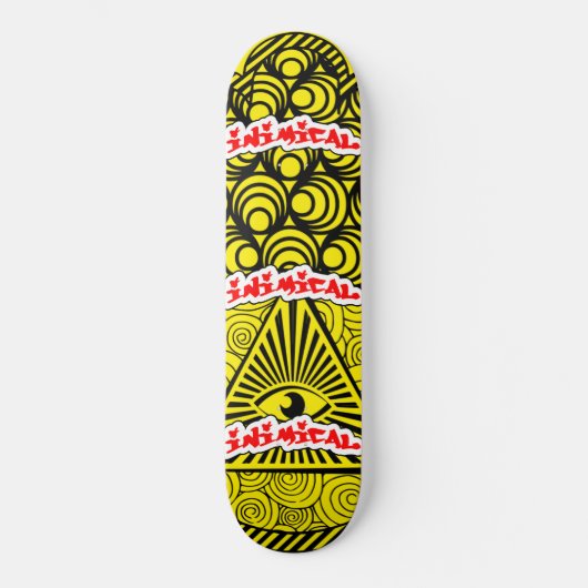 Hamsa Evil Eye Persoonlijk Skateboard (Voorkant)